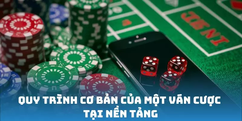 Quy trình cơ bản của một ván cược tài xỉu online tại nền tảng
